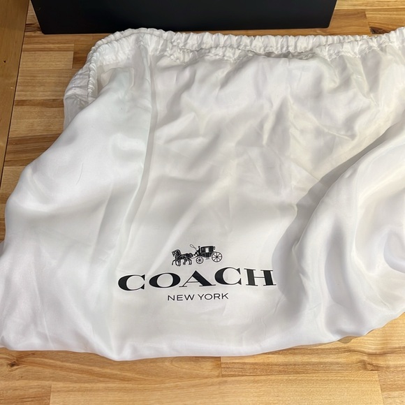 Coach Dreamer 36 Handbag Colorblock Snakeskin Detail Purse Smooth Leather - Picture 12 of 14